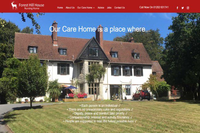 Forest Hill House Gets a Brand New Website